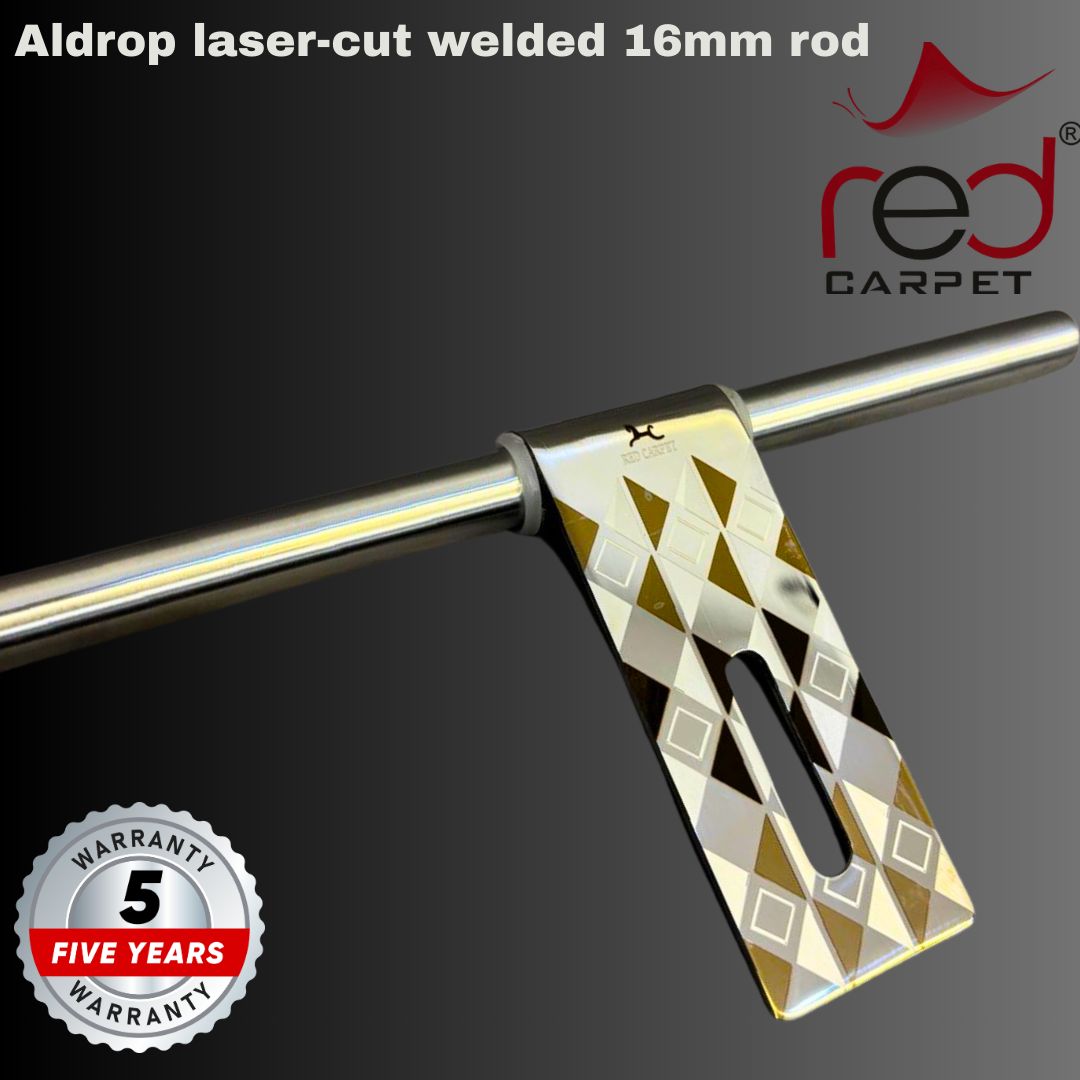 Aldrop gold Hexa 10" 16 mm rod
